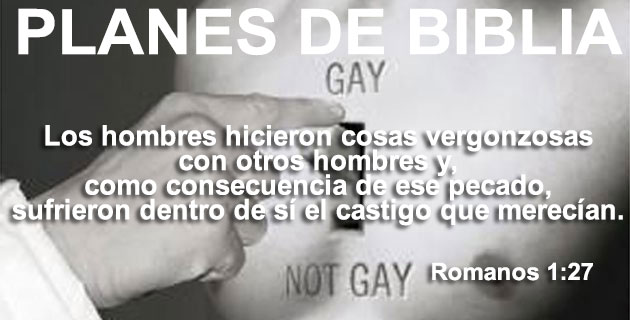 PLANES DE BIBLIA - HOMOSEXUALIDAD LGTB